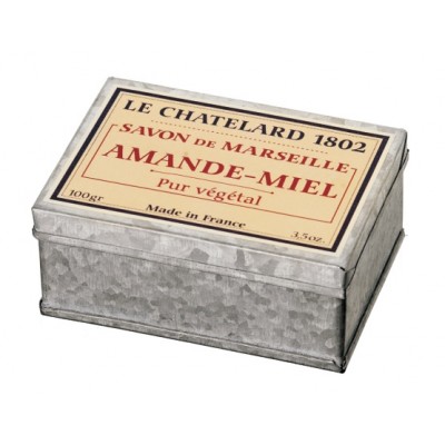 Almond / Honey -  Soap in a Metal Box